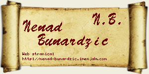 Nenad Bunardžić vizit kartica